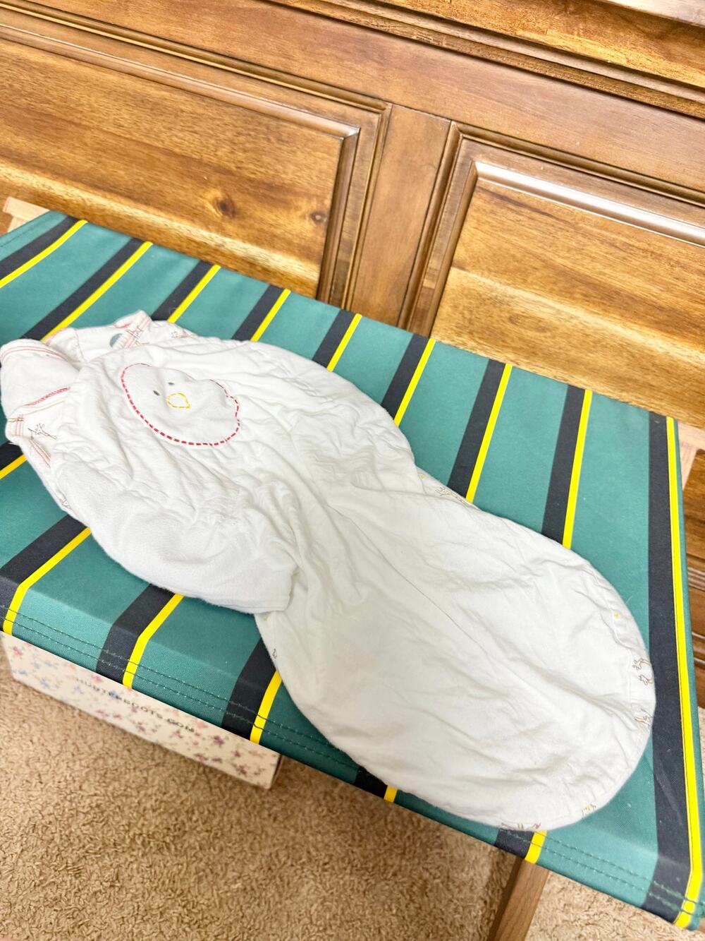 Nested Bean Zen Swaddle Wrap Sleep Sack Giraffe Print Baby 0-6 MOS